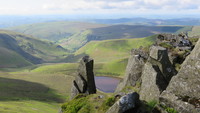 View from Berwyn Ridge, Cadair Berwyn photo
