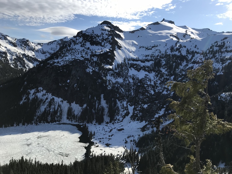 Mount Hinman from Cathedral Pass