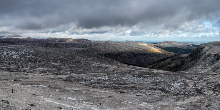 View to Glenmalure valley, Lugnaquilla