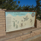 Mt. Pinos summit signage, Mount Pinos