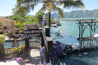 Swimming and Dining in Batur, Mount Batur photo