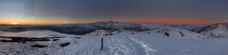 Atardecer en la cumbre18-06-18  17:45, Cerro Provincia