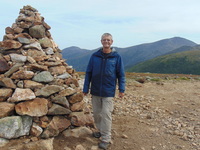 At the summit, Mt. Washington in the background., Mount Eisenhower photo