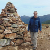 At the summit, Mt. Washington in the background., Mount Eisenhower