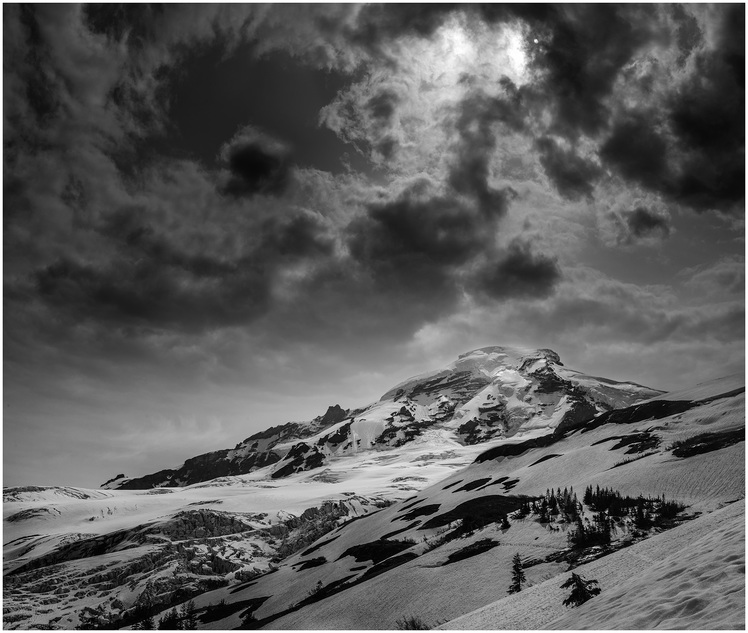 Mt. Baker from hogsback, Mount Baker