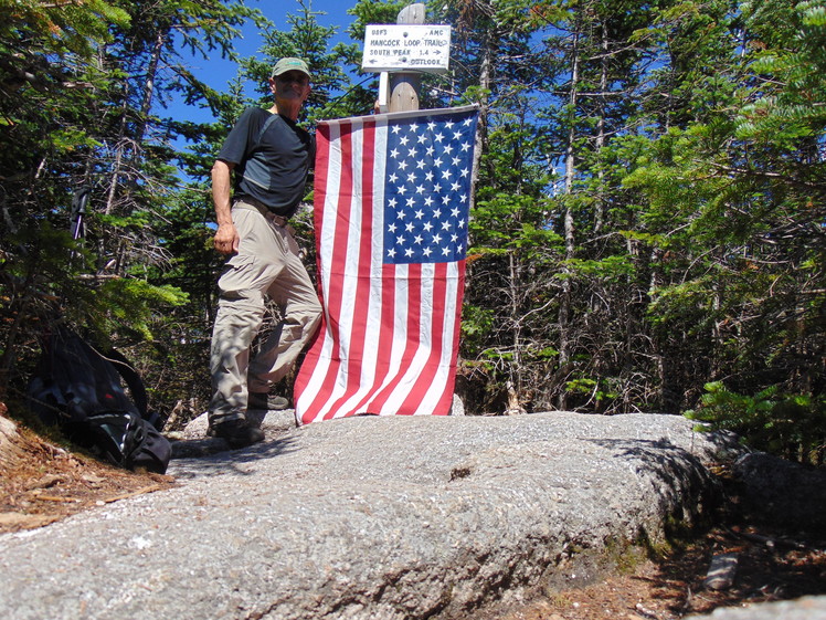 4th of JUly- North summit of Mt. Hancock, Mount Hancock (New Hampshire)