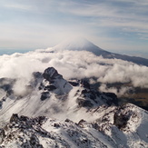 Iztaccihuatl desde la primer rodilla