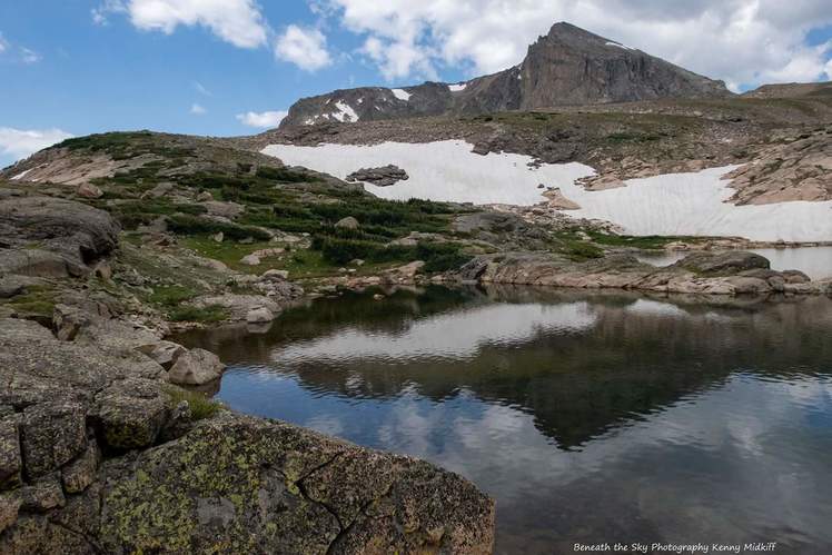 Mt Alice from Snowbank Lake, Mount Alice (Colorado)