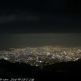 Tehran from Touchal peak, Tochal