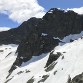 Kings Peak behind Queens, Kings Peak (Elk River Mountains)