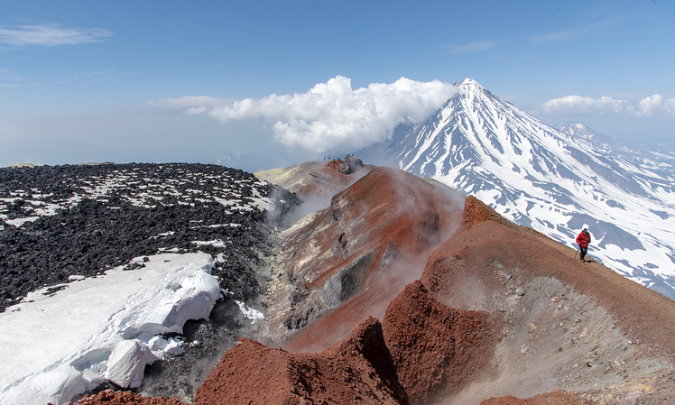 colorful caldera of Avachinsky