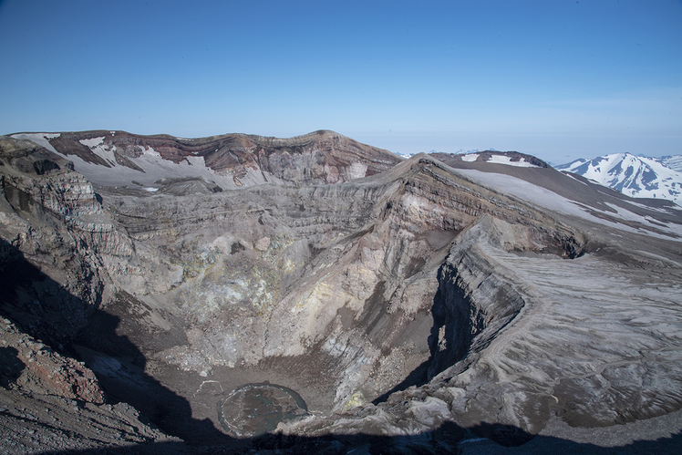 one of several craters of Gorely