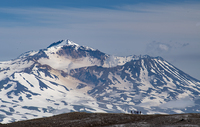 Mutnovsky as seen from Gorely crater rim photo