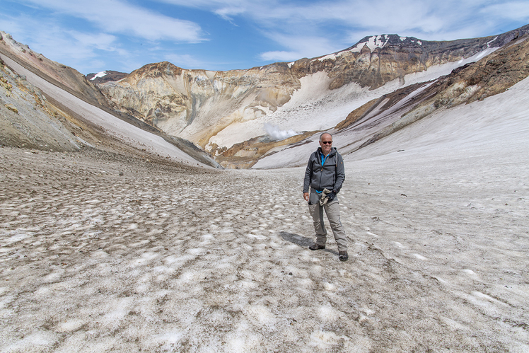 another glacier inside Mutnovsky