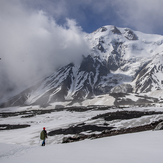 panorama view of Ostri ("Sharp") Tolachik from south, Tolbachik