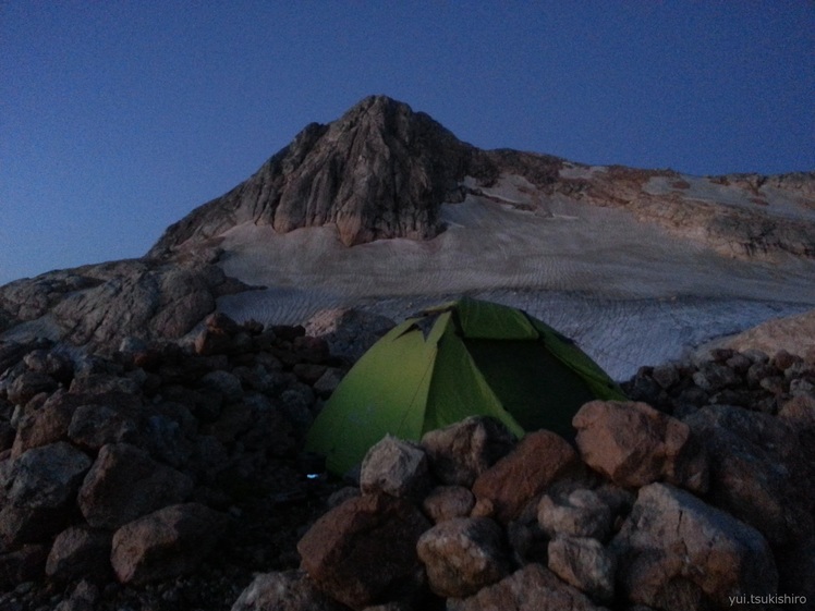 night in the mountains, Mount Fisht