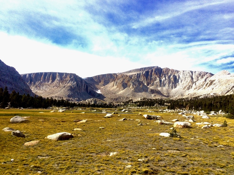 View from Cottonwood Lakes, Mount Langley