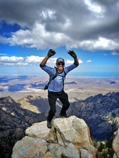 "The Best View Comes After The Hardest Climb", Picacho del Diablo photo