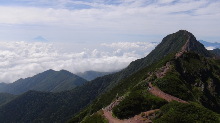 Mt. Fuji and Aka-dake, Yatsu ga Take