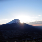 New year sunrise over Mt. Fuji