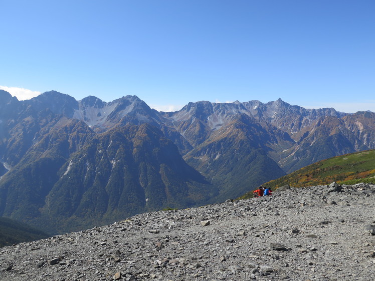 View from Chogatake, Mt Chogatake