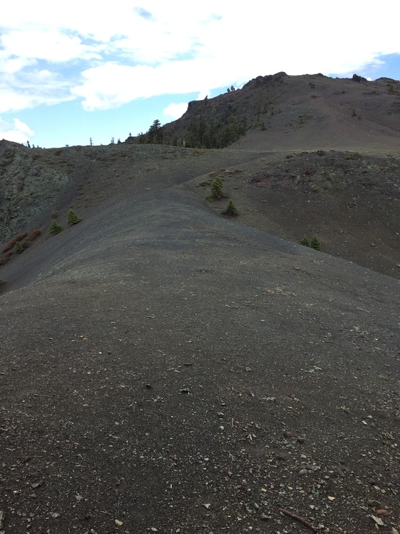 Near the summit, Snow Mountain East