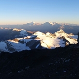 Shadow of Aconcagua at sunrise  