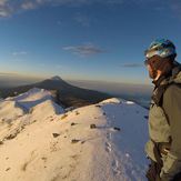 Iaztaccihuatl "Arista del Sol" from the summit, Iztaccihuatl