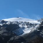 Haba Summit from near Base Camp Oct 2018, Haba Xue Shan or Haba Snow Mountain