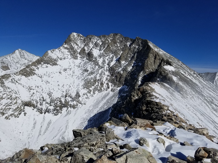 Southwest Ridge, Winter, Solo, Little Bear Peak