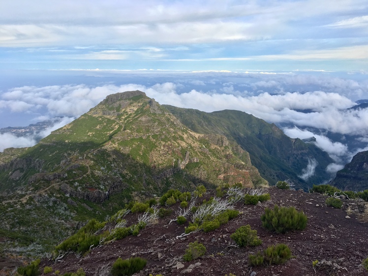 View to the north, Pico Ruivo