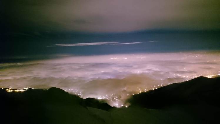 Tehran is shining under the clouds