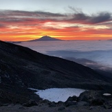 Sunrise heading up St. Helens 9/18, Mount Saint Helens