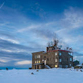 Mountain refuge and weather station on top of Vitosha mountain, Cerni Vruh