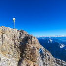 Summit cross atop Zugspitze