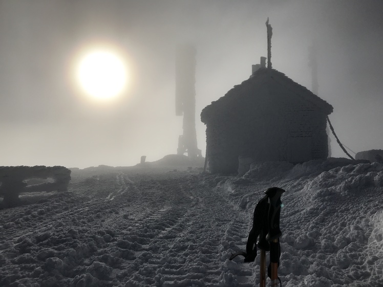 In the clouds!, Mount Washington (New Hampshire)