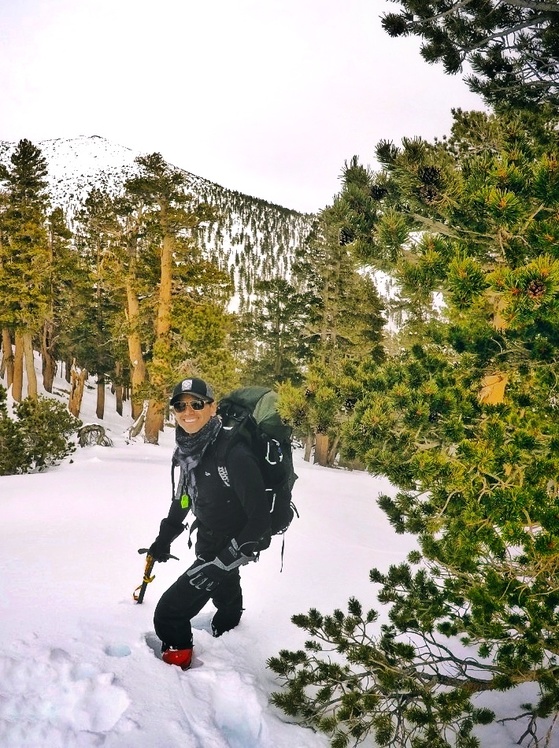 San Gorgonio with snow