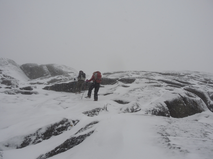 Prewinter hike up Ampersand, Ampersand Mountain