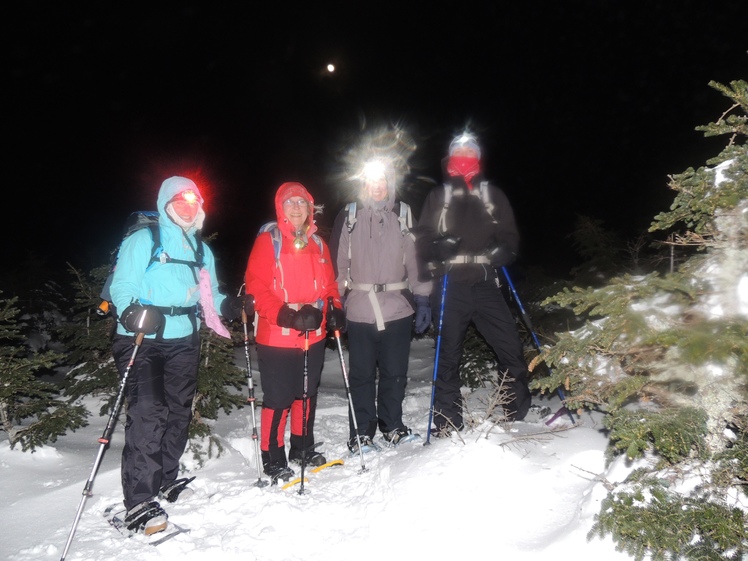 Moonlit Pierce in Winter, Mount Pierce