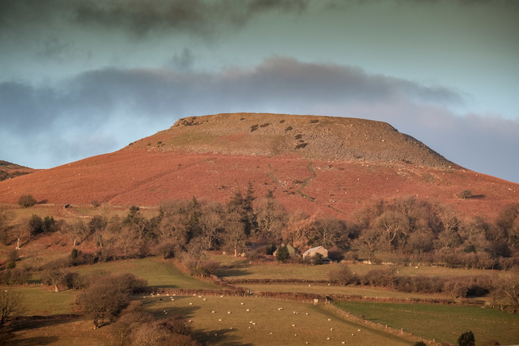 Crug Hywel at sunset