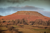 Crug Hywel at sunset photo