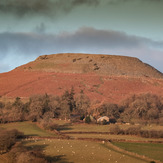 Crug Hywel at sunset