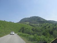 Approach to mountain Bobija with the Prisedo pass photo