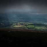 Table Mountain and the Usk Valley, Pen Cerrig-calch