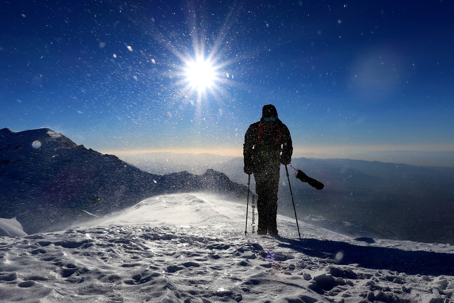 climbing in mount Tochal, Touchal