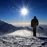 climbing in mount Tochal, Touchal