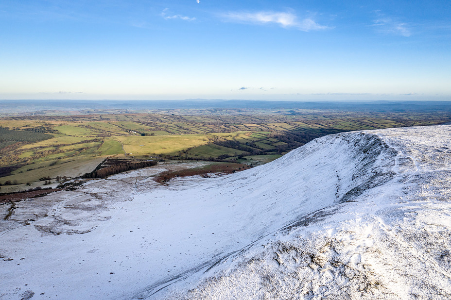 Drone view of Hay Bluff