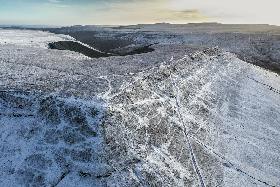 Hay Bluff from the air