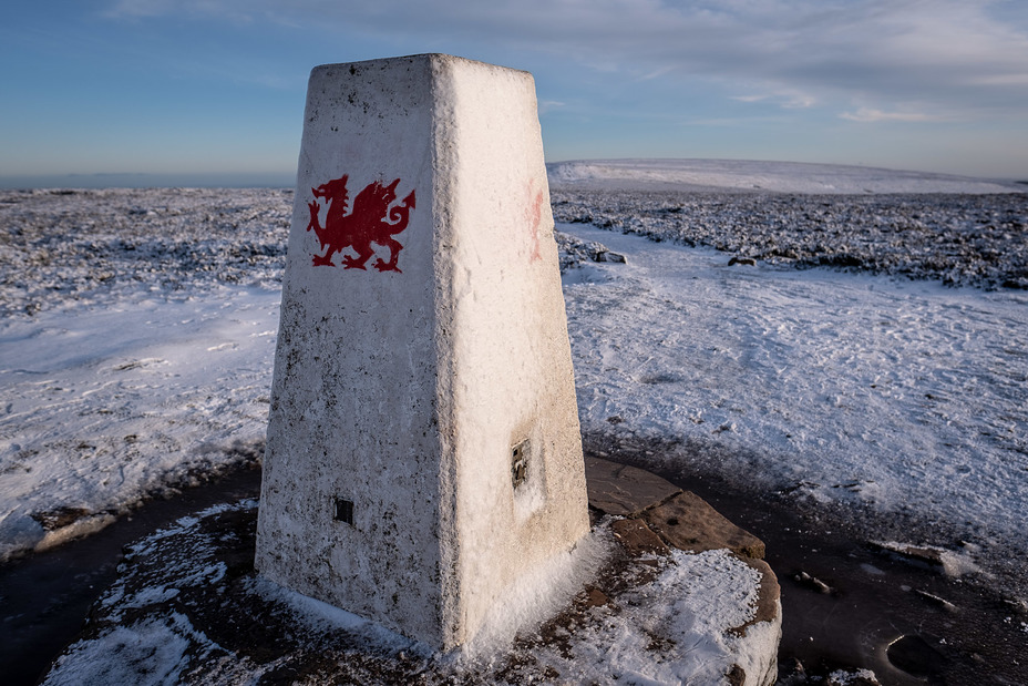 Dragon trig point, Hay Bluff