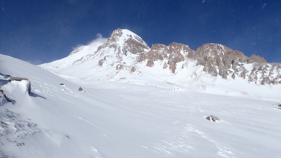 Winter Kazbek, Kazbek or Kasbek